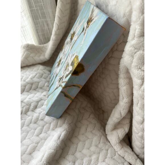 Original Oil Painting of Daisies 8x10 inches - Picture 5 of 7